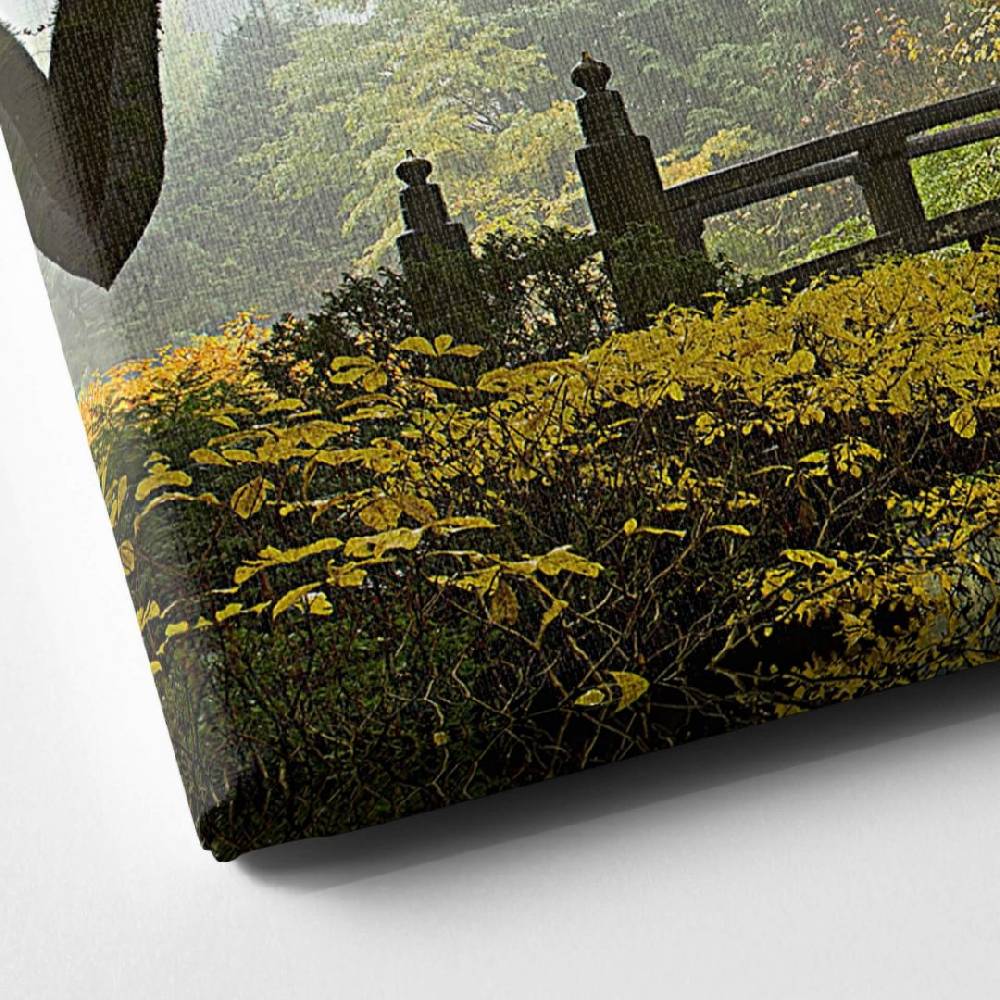 Kaeppel Leinwandbild Japanischer Garten Top Angebot