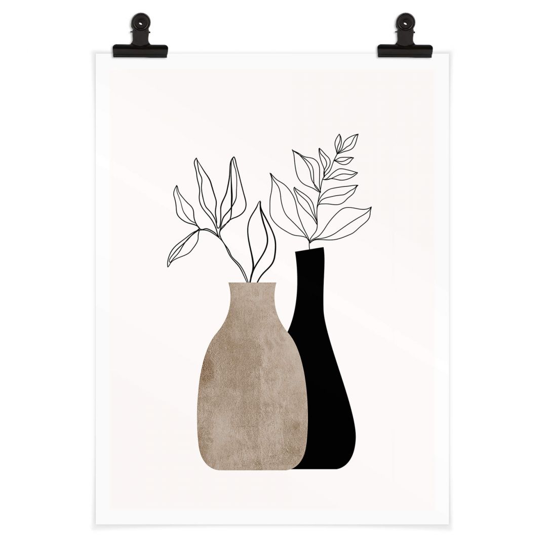 Kaeppel Poster Kubistika - Minimalistische Pflanzen Online Outlet