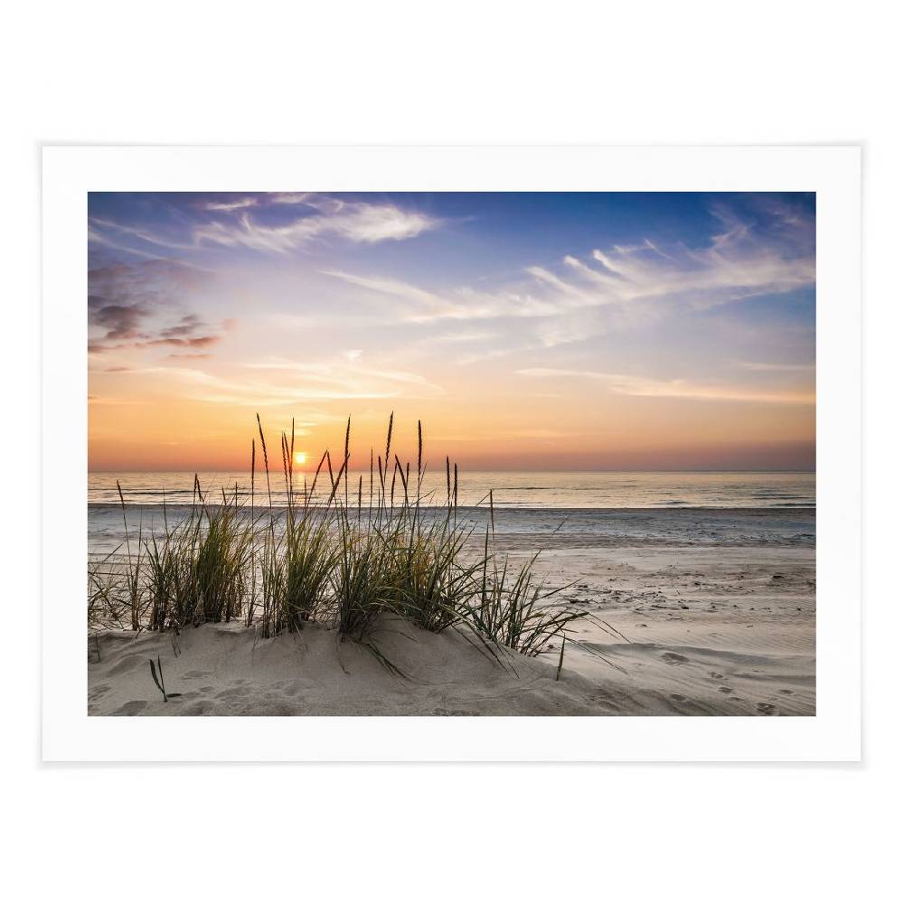 Kaeppel Poster Düne am Strand bei Sonnenuntergang Kauf eins, bekomm eins gratis