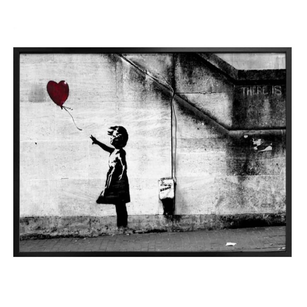 Kaeppel Poster Banksy - Girl with balloon VIP-Rabatte