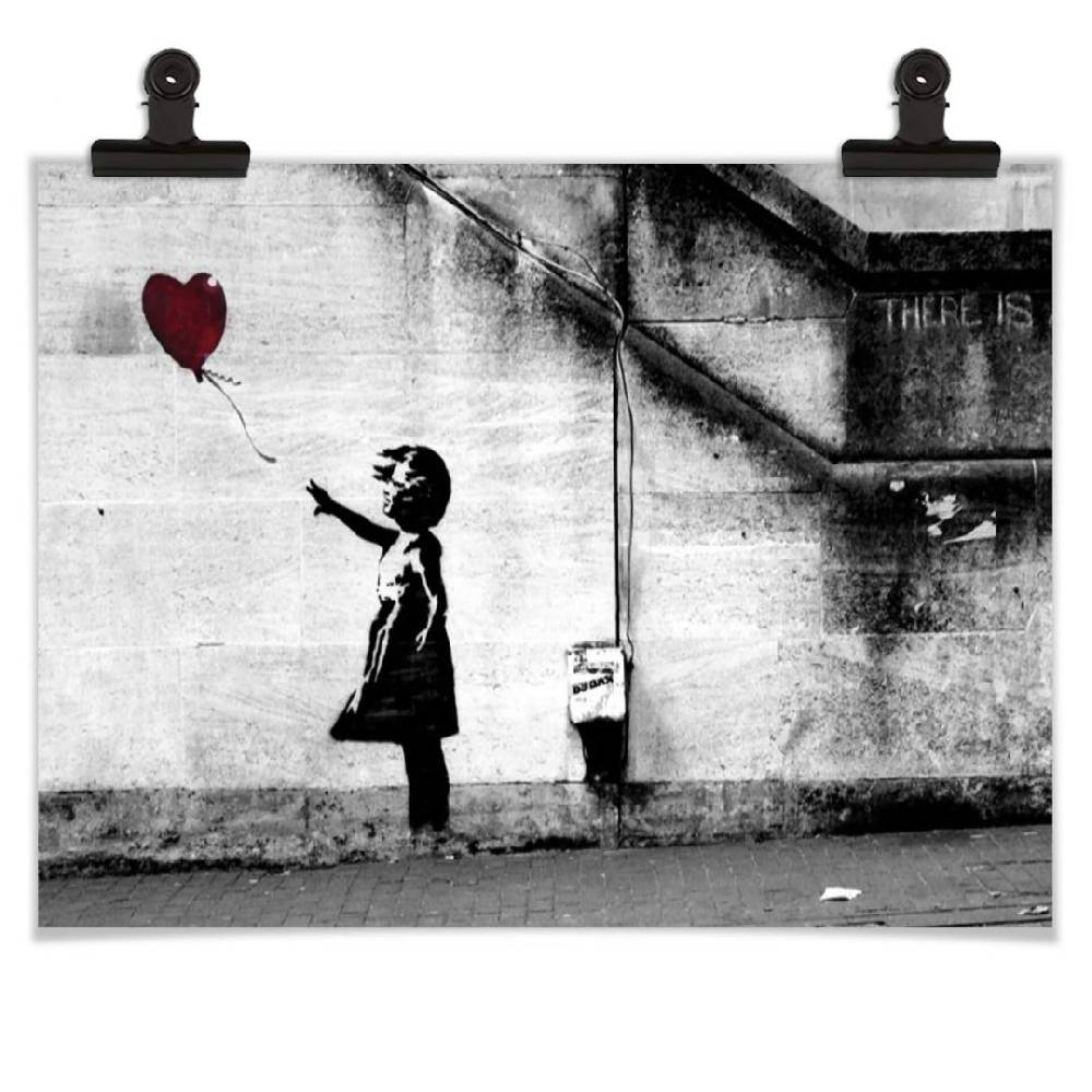 Kaeppel Poster Banksy - Girl with balloon VIP-Rabatte