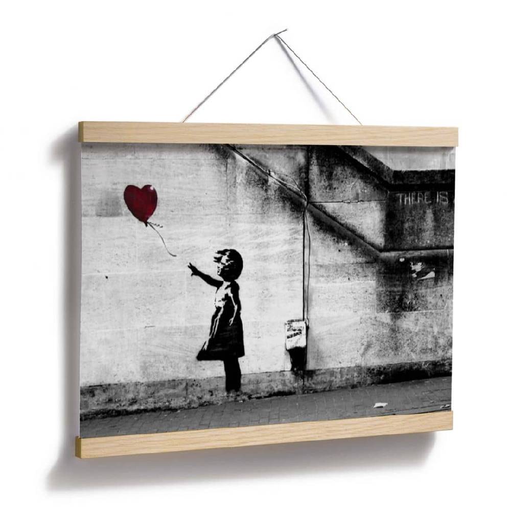Kaeppel Poster Banksy - Girl with balloon VIP-Rabatte