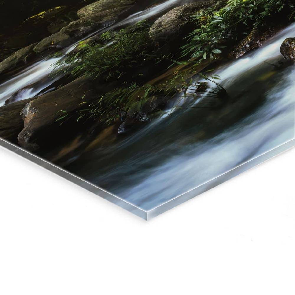 Kaeppel Acrylglasbild Wasserfall im Wald - Foto Nur für heute