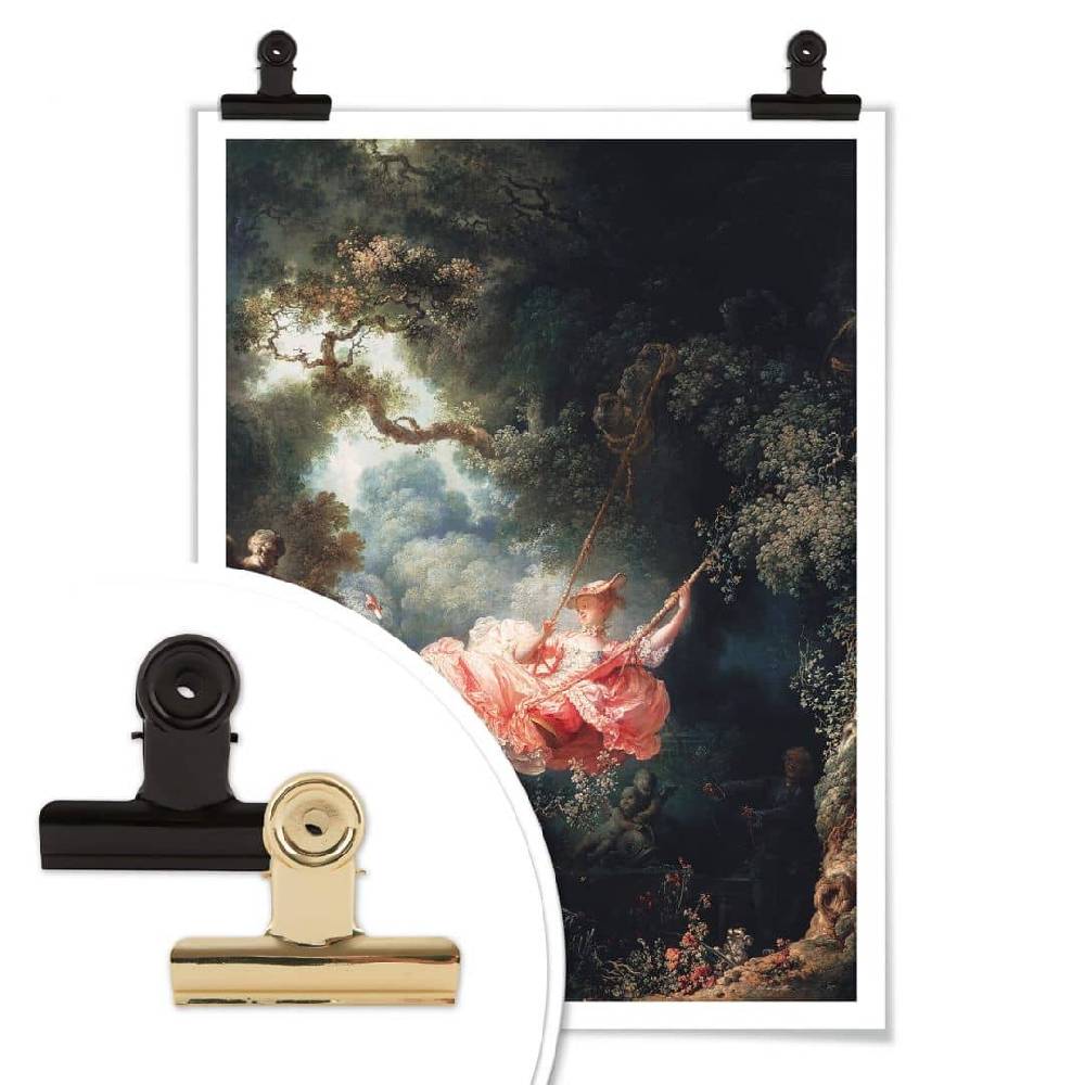 Kaeppel Poster Fragonard - Die Schaukel Sonderangebot der Fabrik