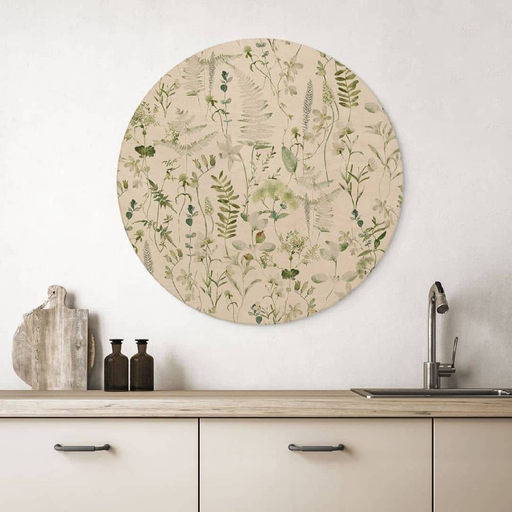 Kaeppel Holzbild Kräuter und Wildblumen - UN Designs - Rund 50% Rabatt für begrenzte Zeit