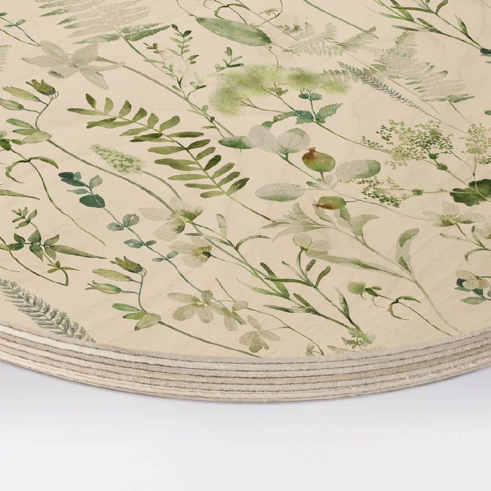 Kaeppel Holzbild Kräuter und Wildblumen - UN Designs - Rund 50% Rabatt für begrenzte Zeit