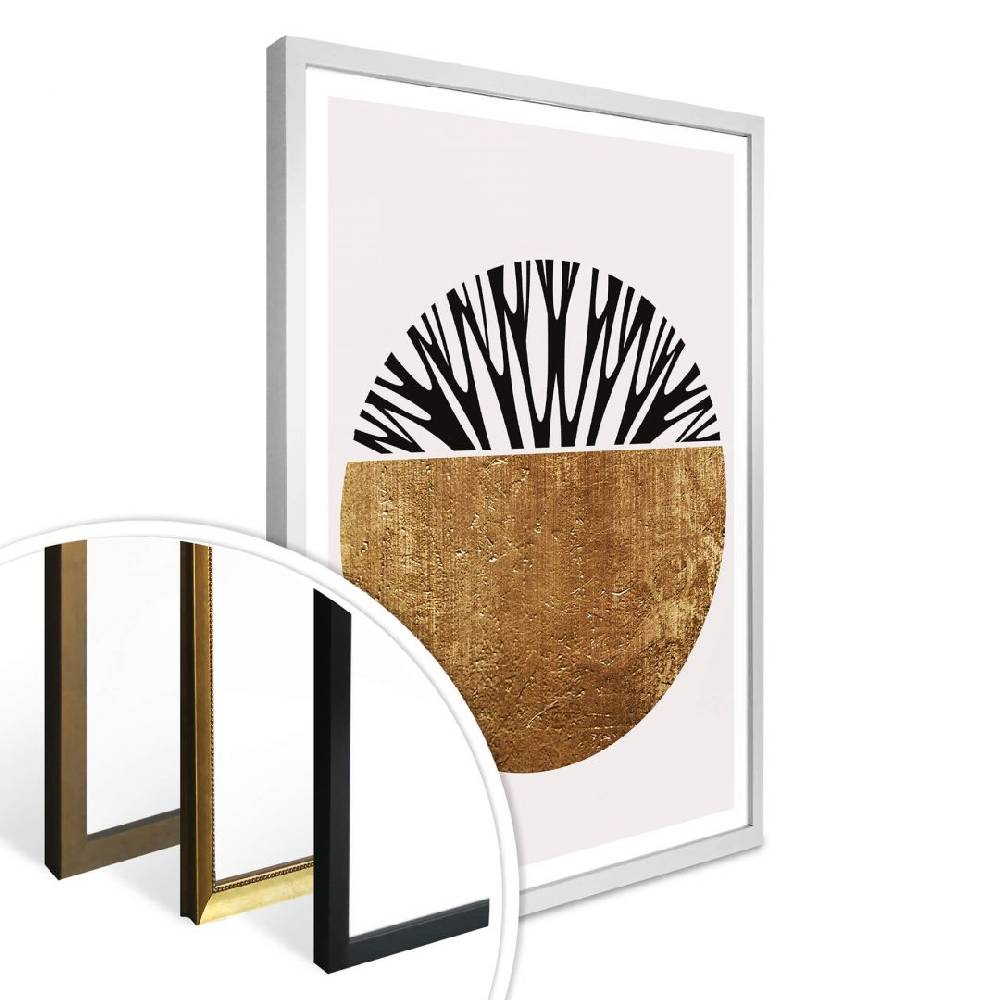 Kaeppel Poster Kubistika - Baum des Lebens - Gold Meist gekauft