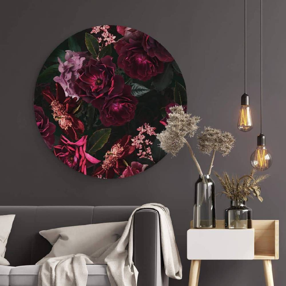 Kaeppel Alu-Dibond UN Designs - Fleur de Paris - Rund Limitierter Zeitrabatt