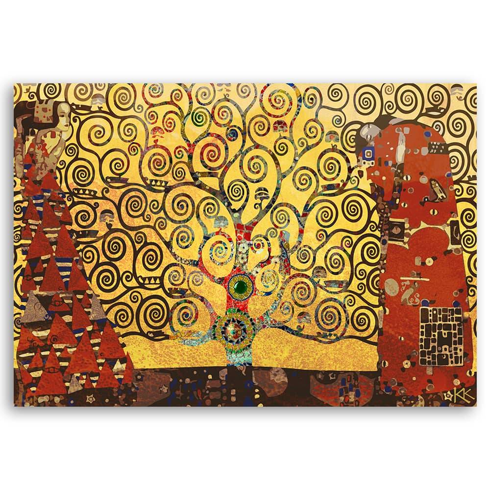 Kaeppel Leinwandbild, Gustav Klimt Baum des Lebens Fabrikpreis