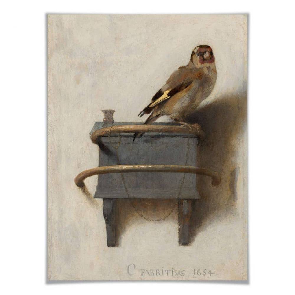 Kaeppel Poster Fabritius - Der Distelfink Großer Ausverkauf