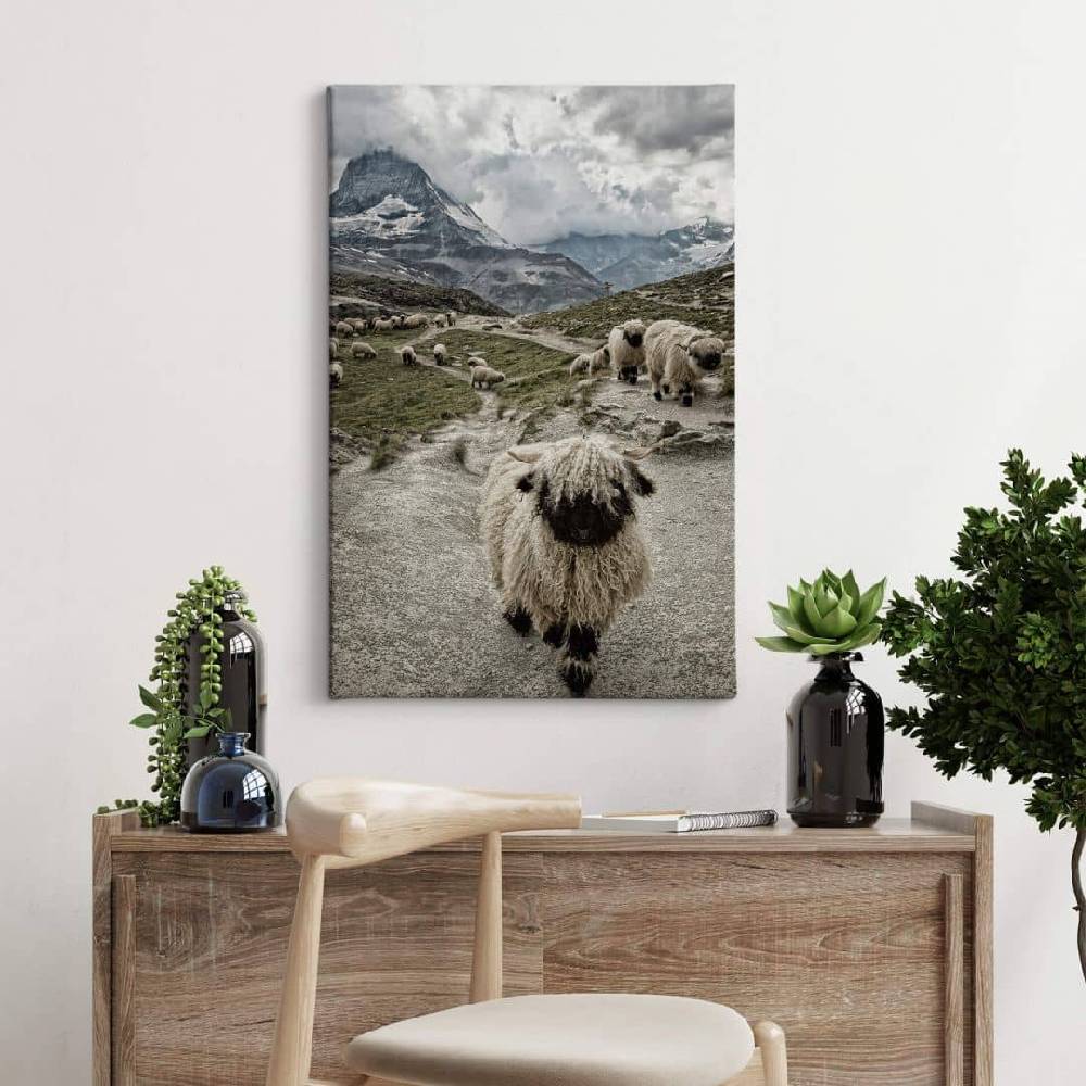 Kaeppel Leinwandbild Landolt - Ausflug in die Berge Online Shopping