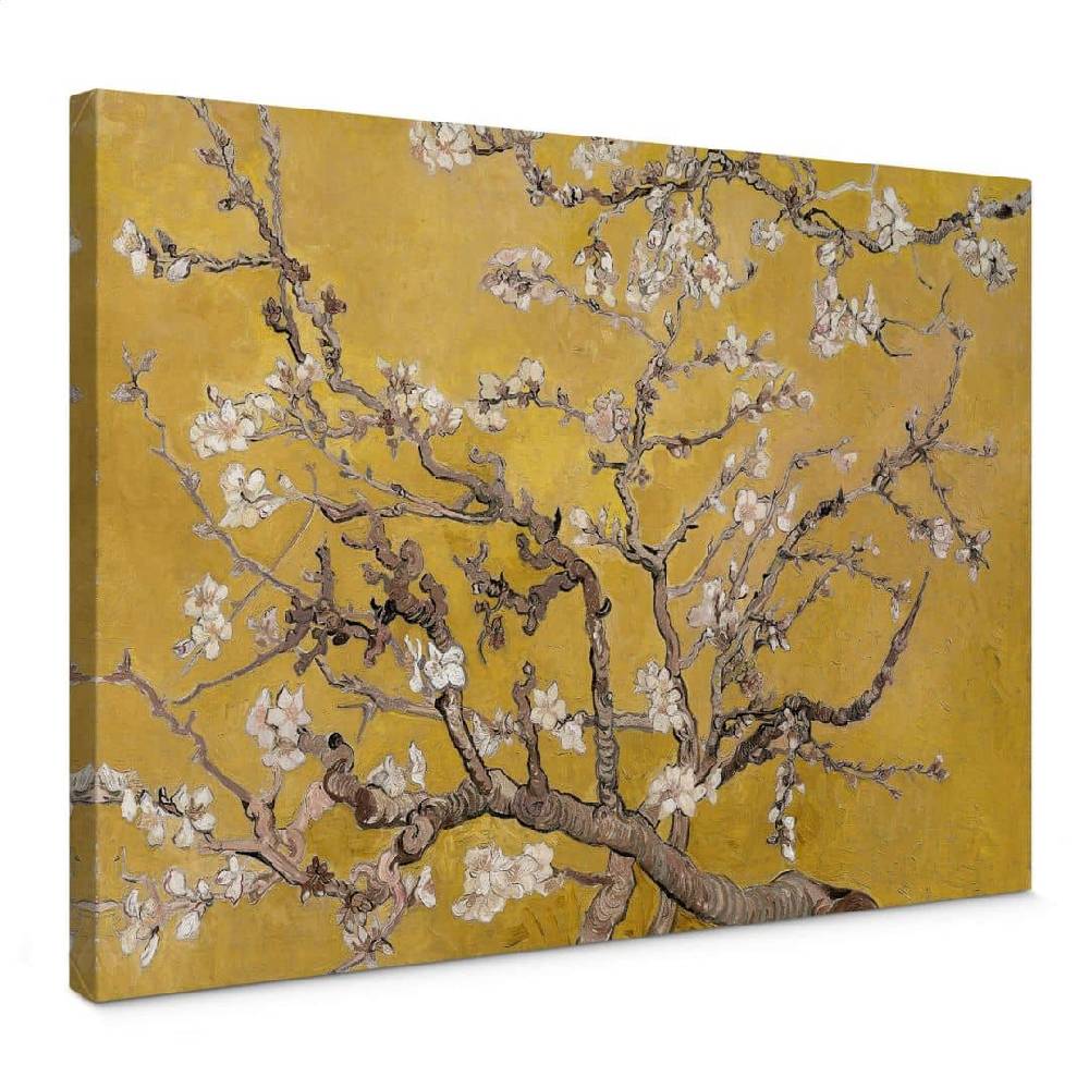 Kaeppel Leinwandbild van Gogh - Mandelblüte Ocker