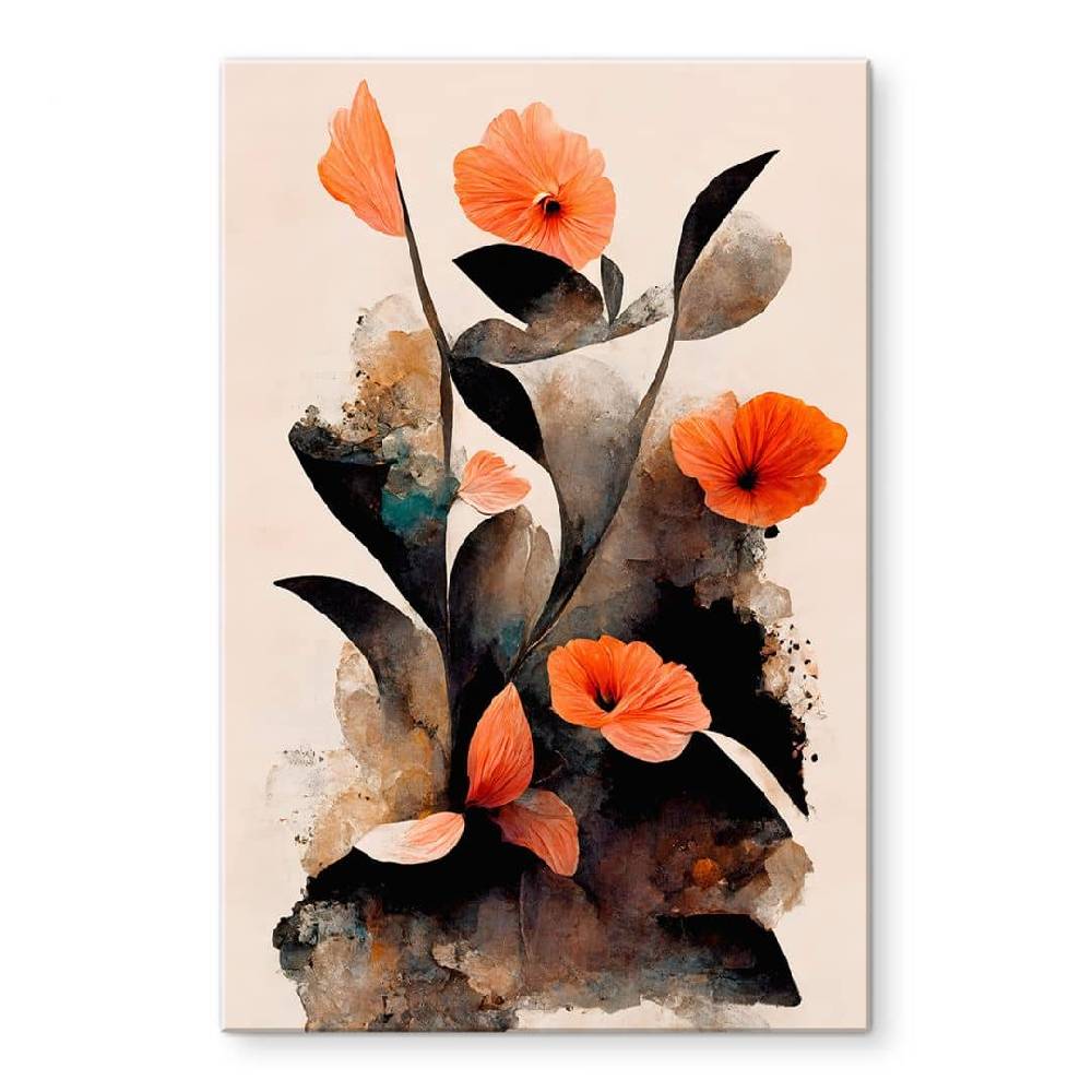 Kaeppel Acrylglasbild Korallenrote Mohnblumen - Treechild