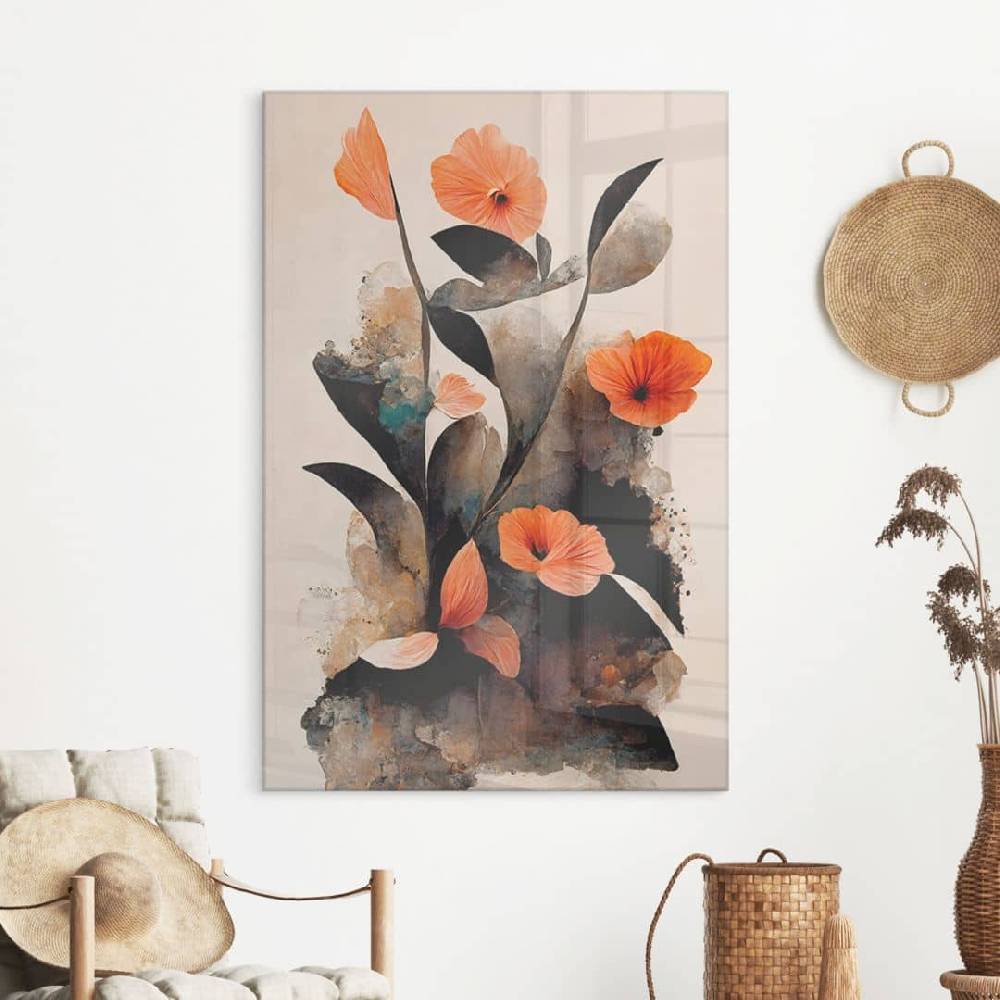 Kaeppel Acrylglasbild Korallenrote Mohnblumen - Treechild Saisonschlussverkauf