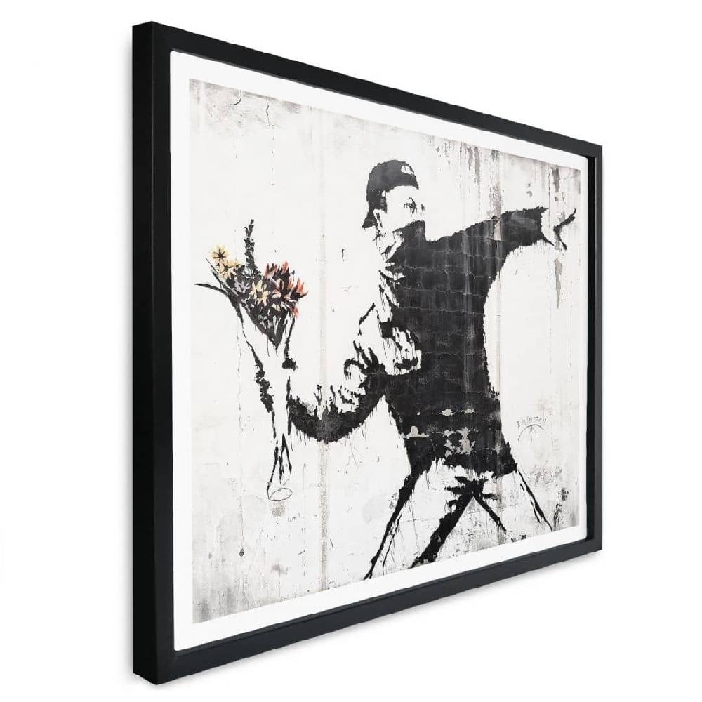 Kaeppel Poster Banksy - Der Blumenwerfer Bestseller