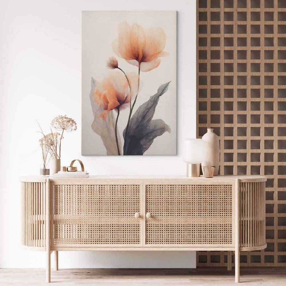 Kaeppel Leinwandbild Blumen-Motiv - Zarte Blüten - Treechild Sonderangebote