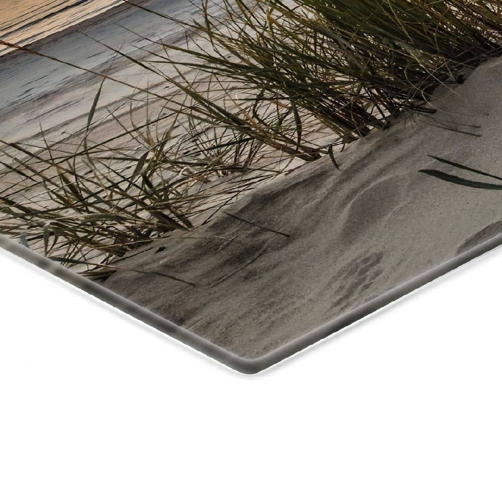 Kaeppel Glasbild Düne am Strand bei Sonnenuntergang Riesige Ersparnisse