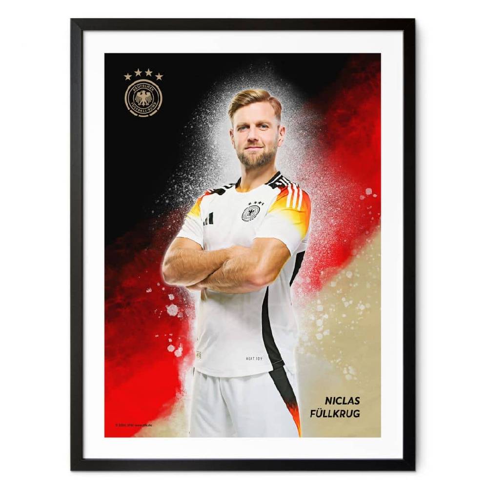 Kaeppel Poster, Wandbild DFB Füllkrug Letzte 3 Tage