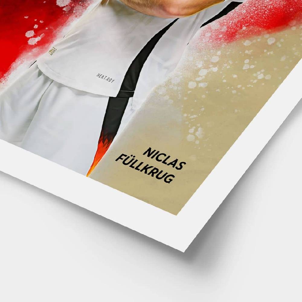 Kaeppel Poster, Wandbild DFB Füllkrug Letzte 3 Tage