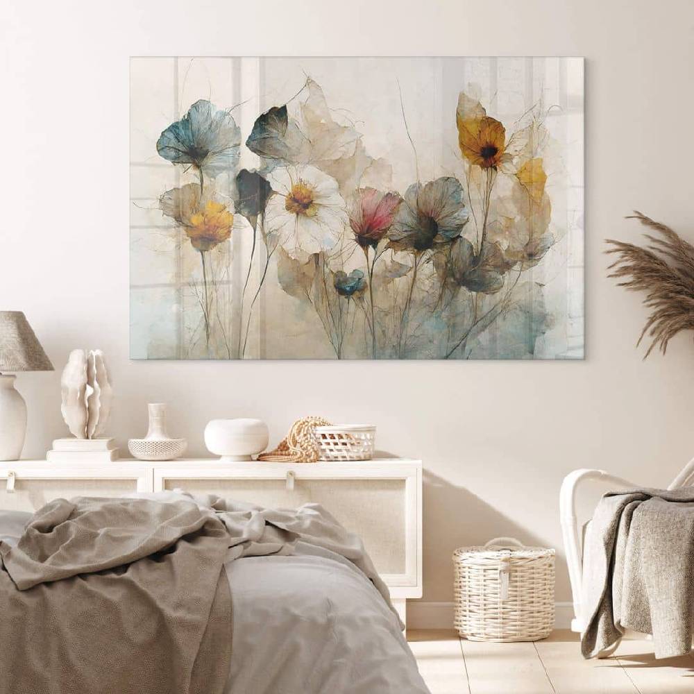Kaeppel Acrylglasbild Bouquet aus Trockenblumen - Treechild Letzter Tag