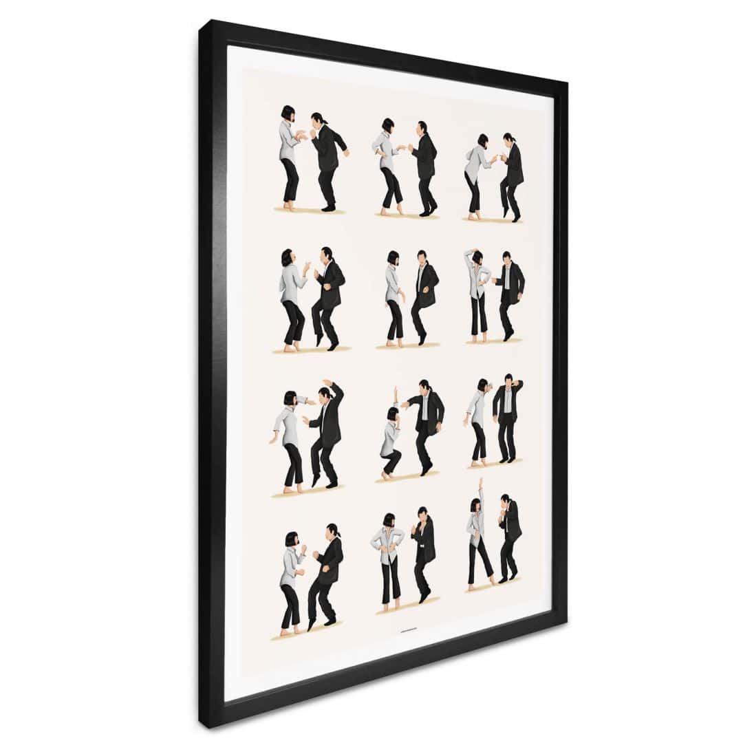 Kaeppel Poster Tohmé - Kulttanz aus Pulp Fiction Bis zu 65% Rabatt