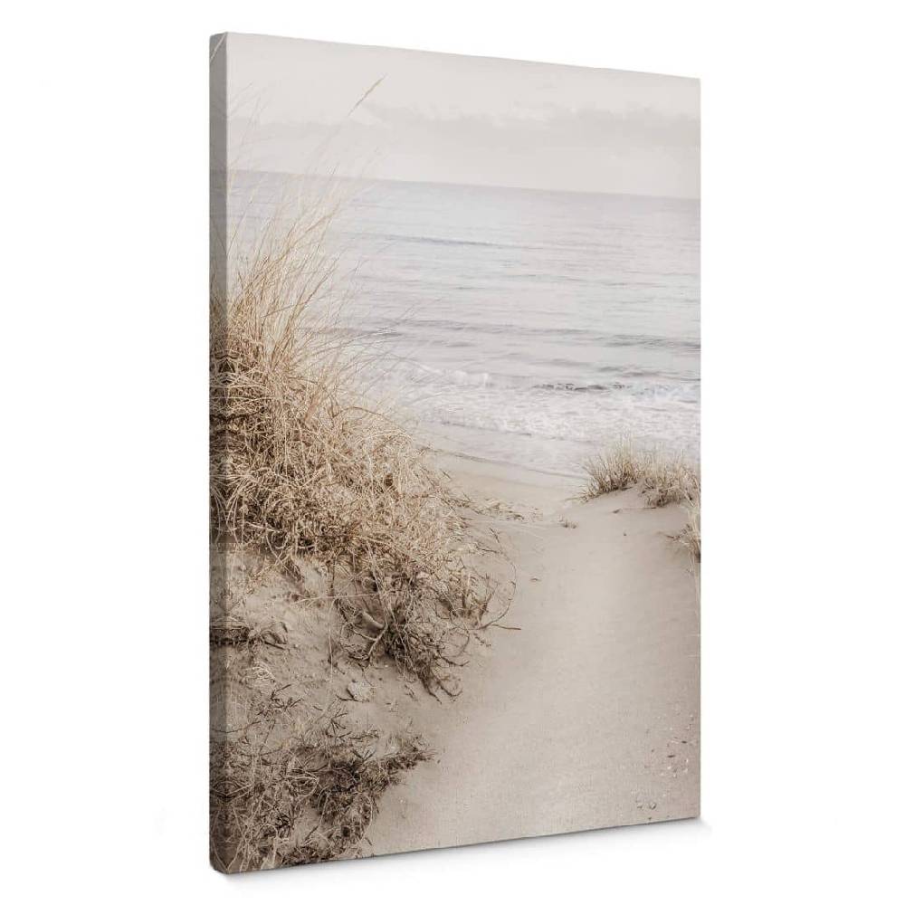 Kaeppel Leinwandbild 1X Studio - Dünen am Strand