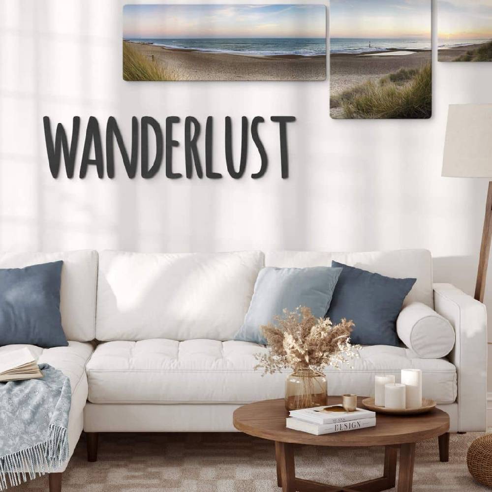 Kaeppel Glasbild Strandpanorama (3-teilig) Sonderangebot