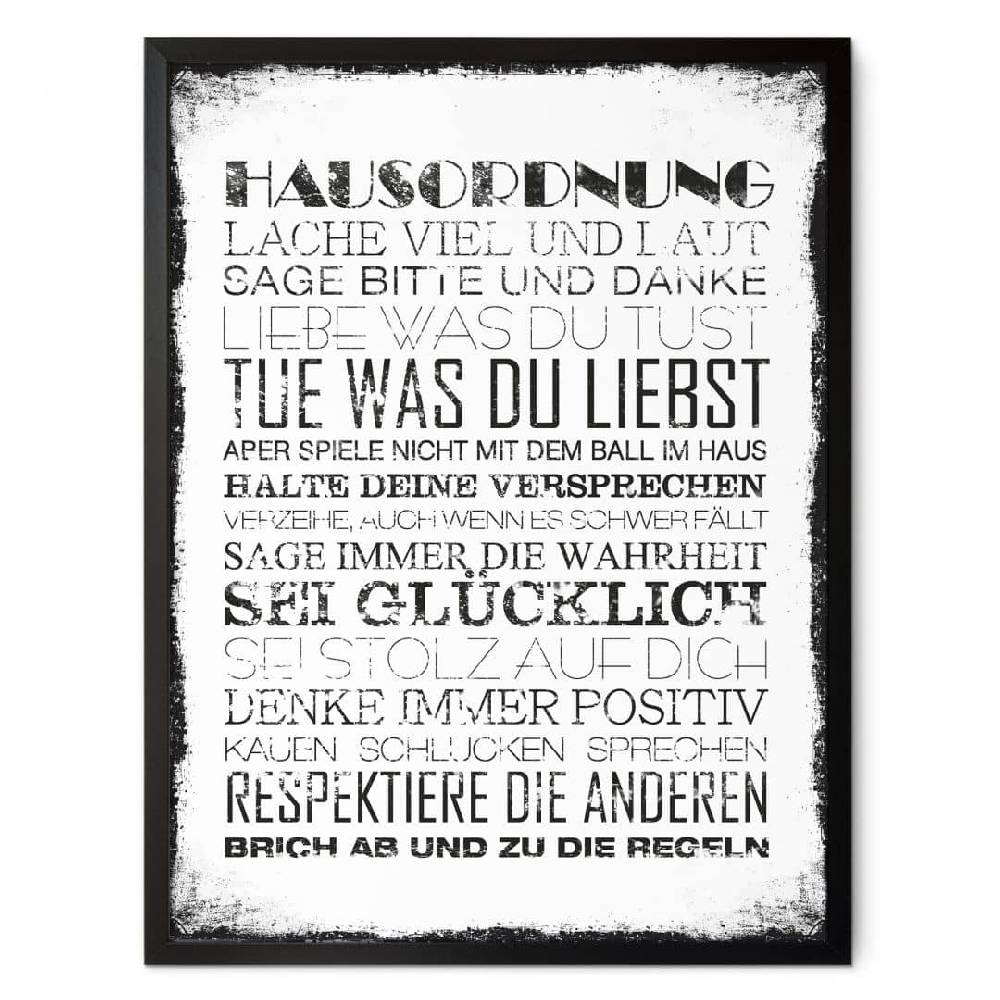 Kaeppel Poster Hausordnung