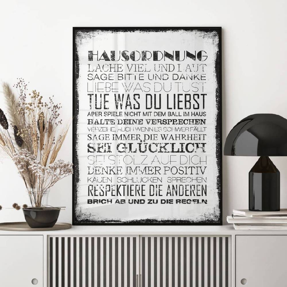Kaeppel Poster Hausordnung Weihnachtsangebot