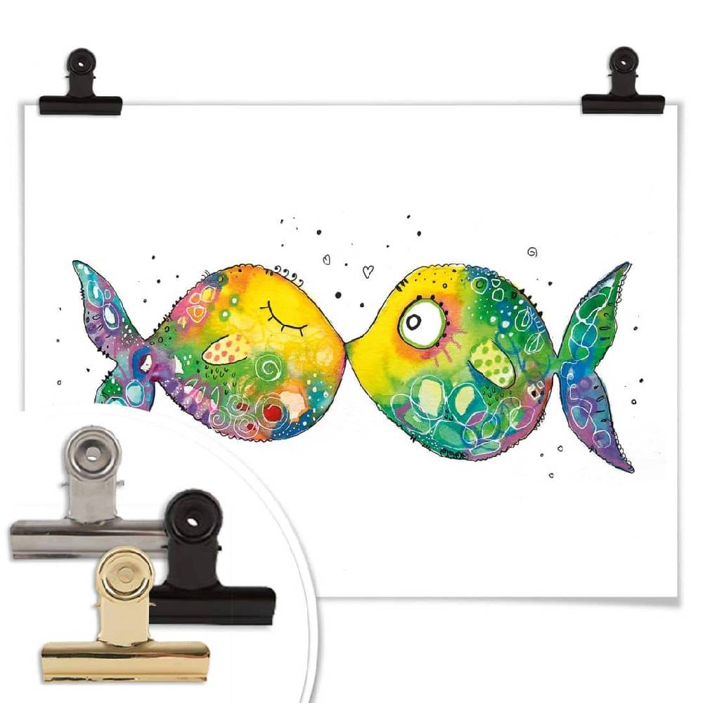 Kaeppel Poster Hagenmeyer - Verliebte Fische Letzter Tag