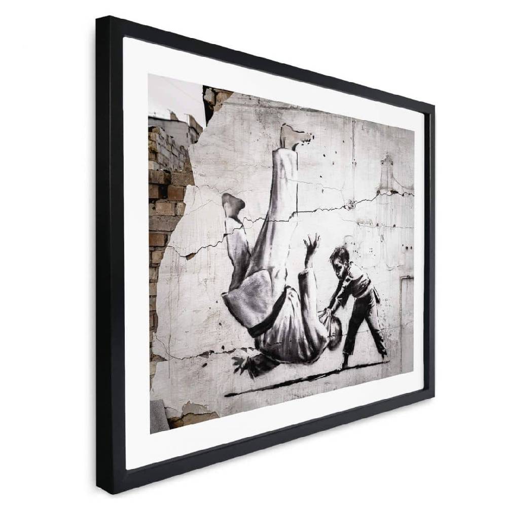 Kaeppel Poster Banksy in der Ukraine - Ein kleiner Judoka Clearance-Verkauf