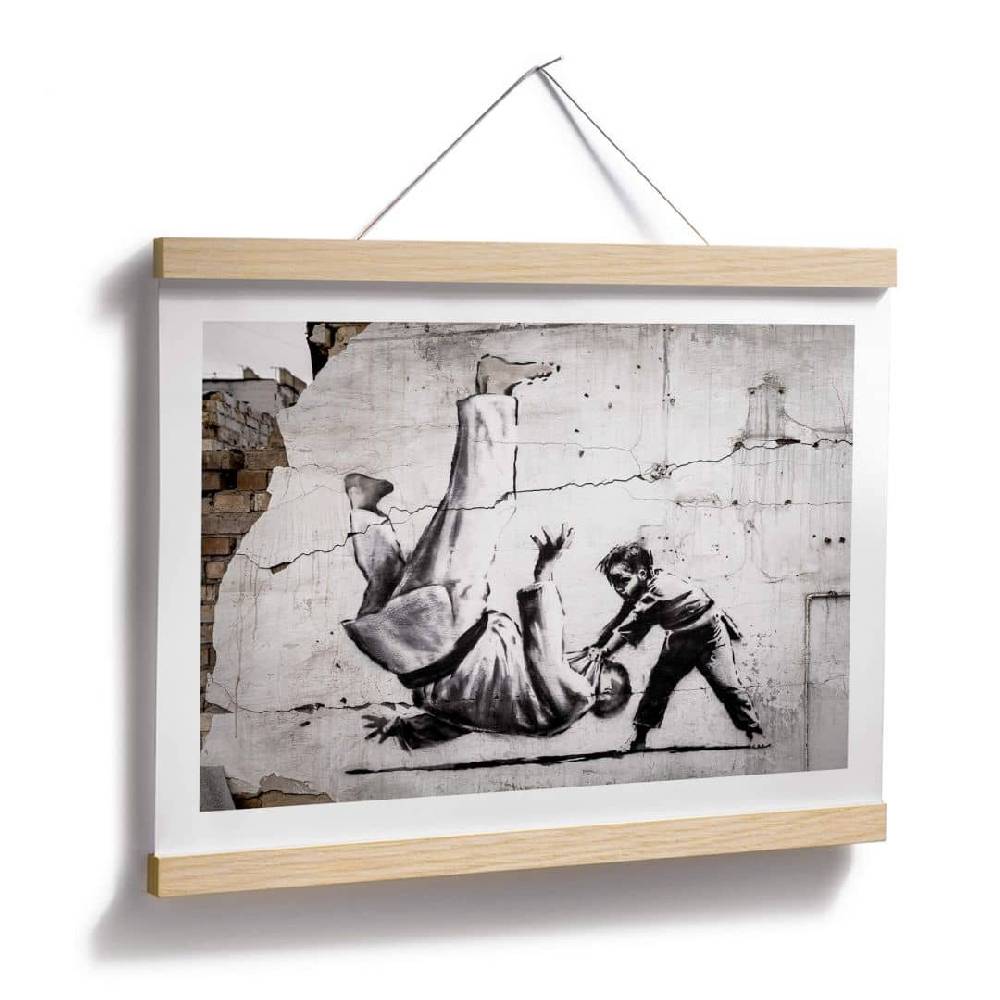 Kaeppel Poster Banksy in der Ukraine - Ein kleiner Judoka Clearance-Verkauf
