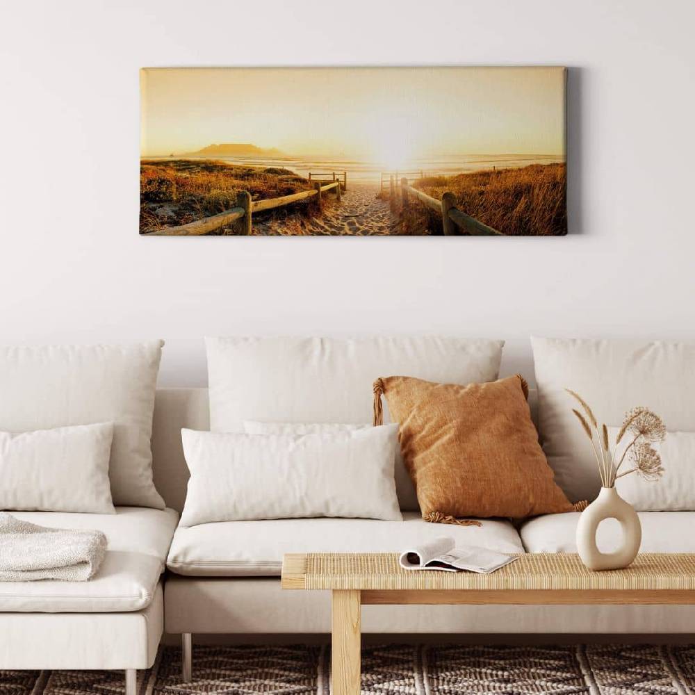 Kaeppel Leinwandbild Sunset at the Beach Kostenloser Versand international