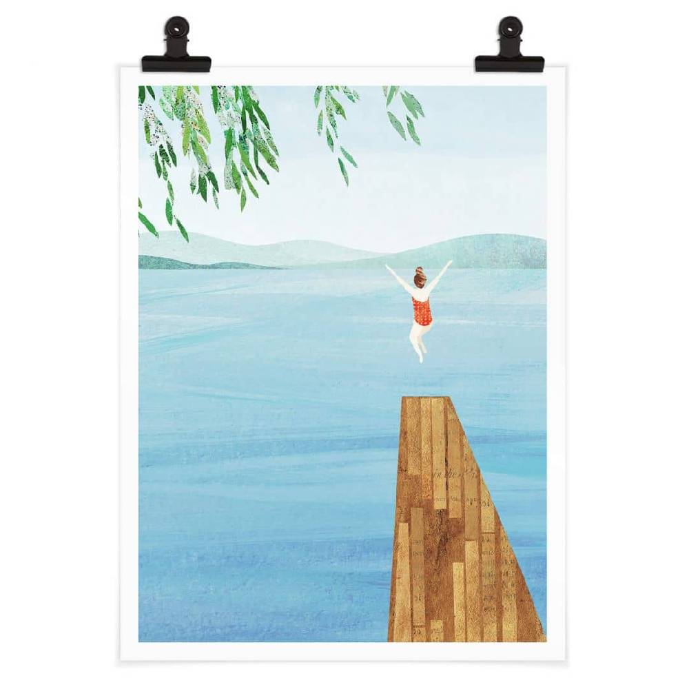 Kaeppel Poster Rivers - Wild Swim Begrenzt auf 3 Tage