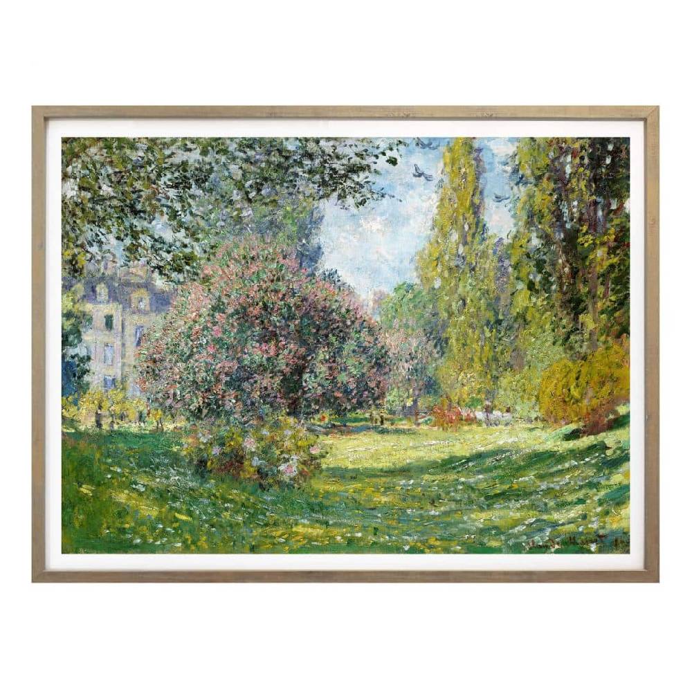Kaeppel Poster Monet - Der Park Monceau