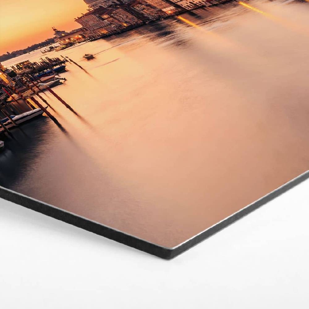 Kaeppel Hexagon-Wandbild Sonnenuntergang in Venedig - Hexagon - Zhang Exklusivangebot