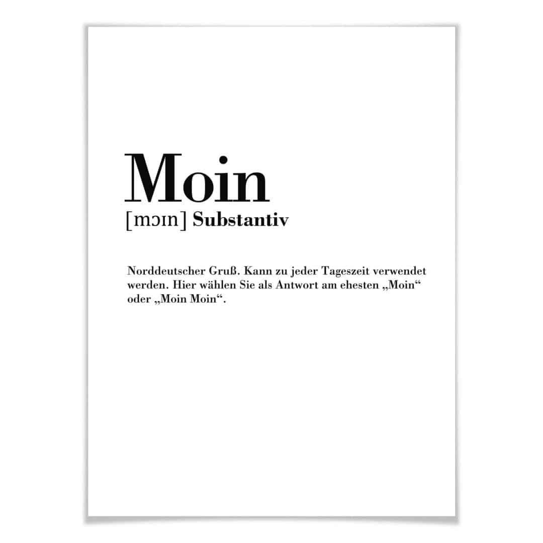 Kaeppel Poster Grammatik Moin Cyber Monday
