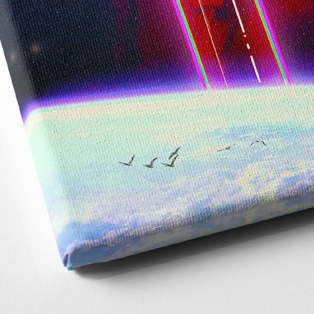Kaeppel Leinwandbild Astronaut mit Blick auf die Erde - Nicebleed Weihnachtsangebot