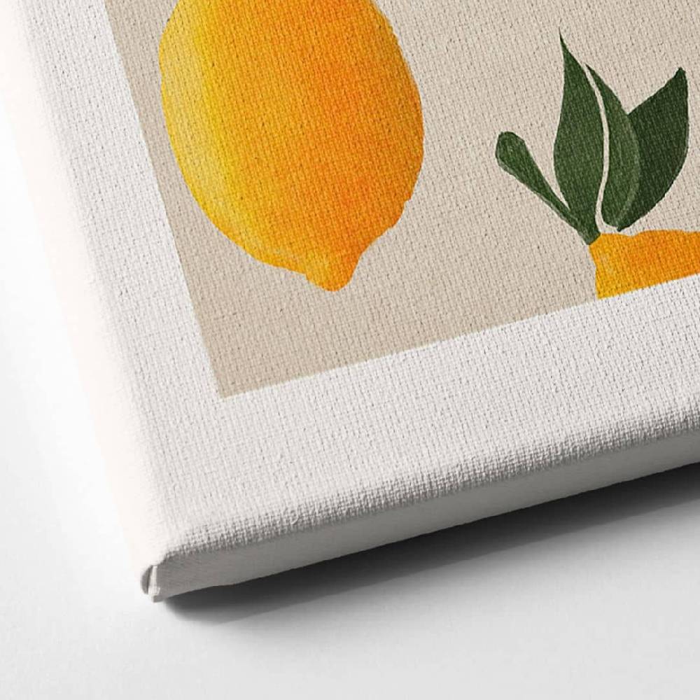 Kaeppel Leinwandbild Boho Zitronenbaum - Citrus Limonum - Tunaboylu Muttertagsangebot