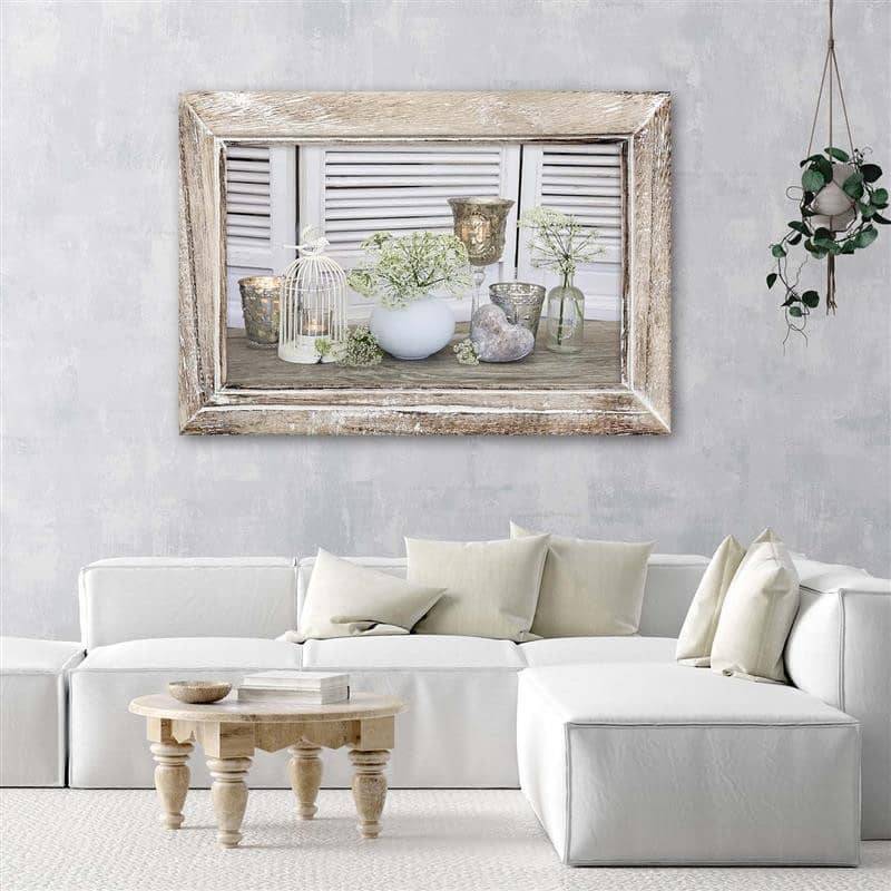 Kaeppel Leinwandbild, Stilleben Shabby Chic Jubiläumsangebot