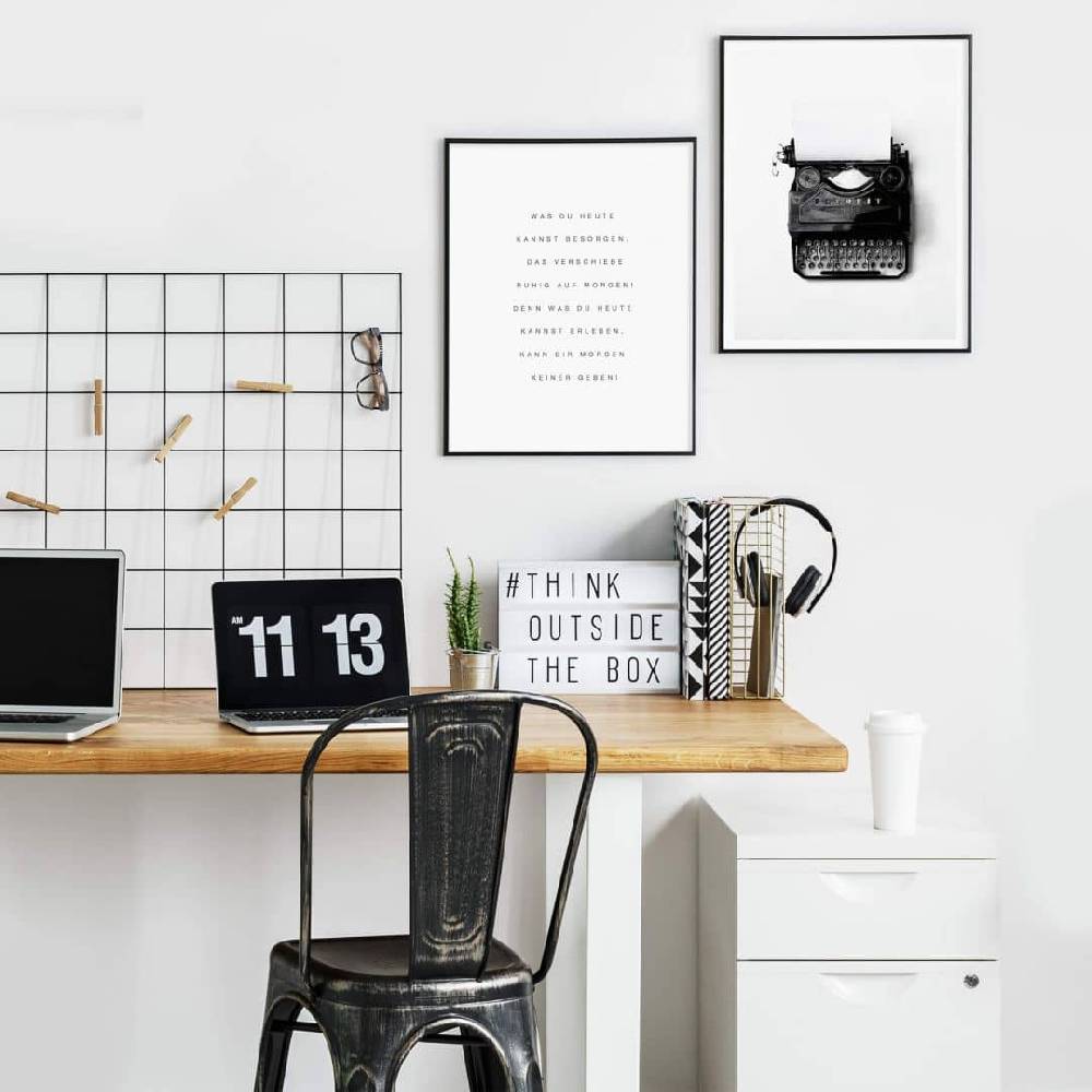 Kaeppel Poster Typewriter Riesige Ersparnisse