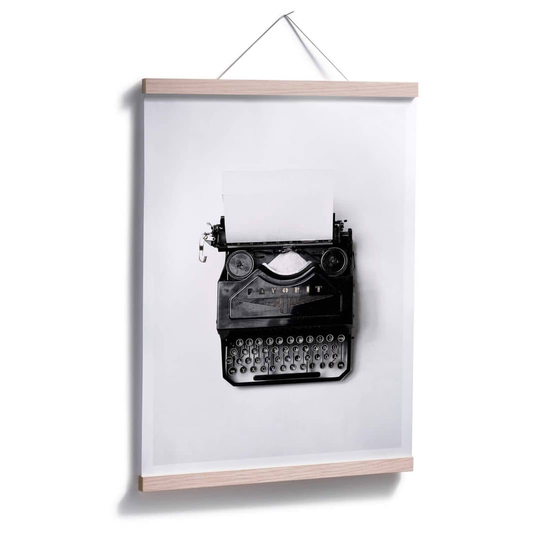Kaeppel Poster Typewriter Riesige Ersparnisse