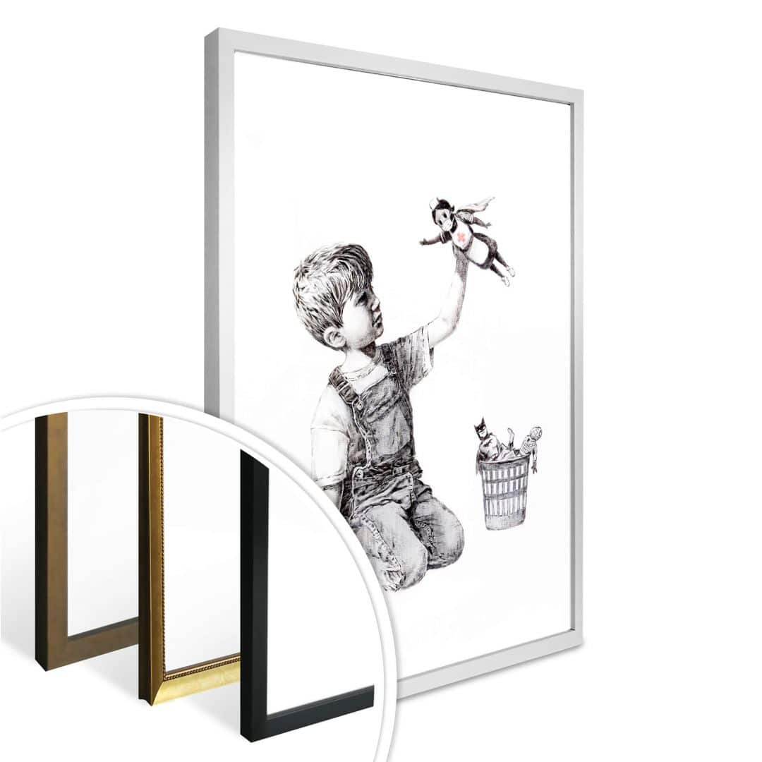 Kaeppel Poster Banksy - Real Hero Tiefpreis