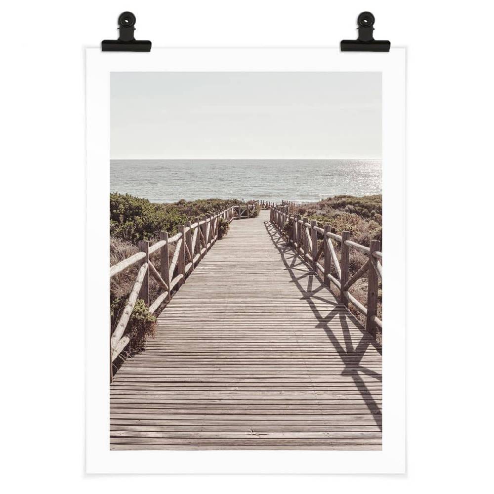 Kaeppel Poster Steg zum Strand - 1X Studio Super Sparpreis