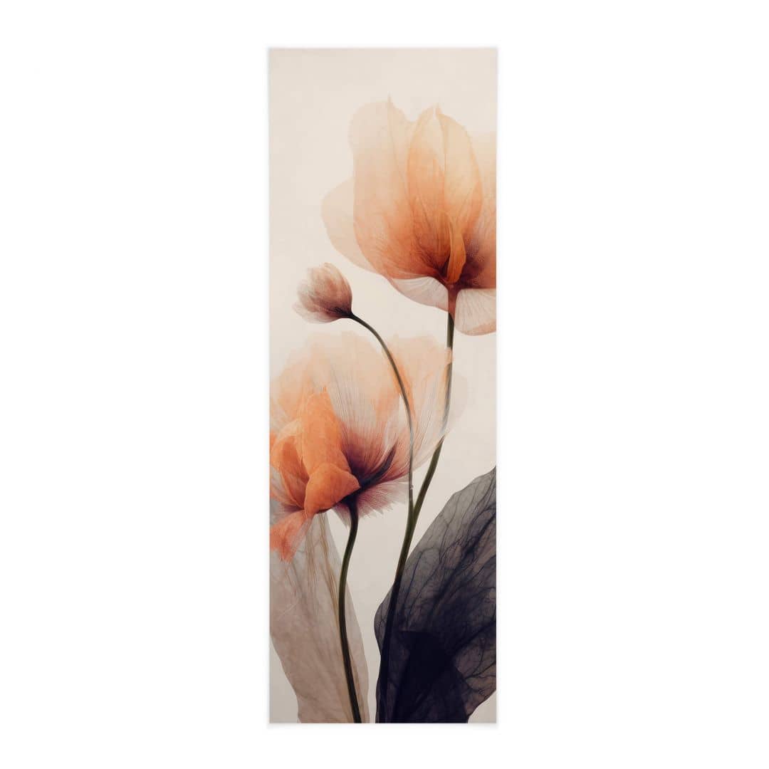 Kaeppel Stoffbild mit Blumen - Zarte Blüten Panorama - Treechild JETZT KAUFEN