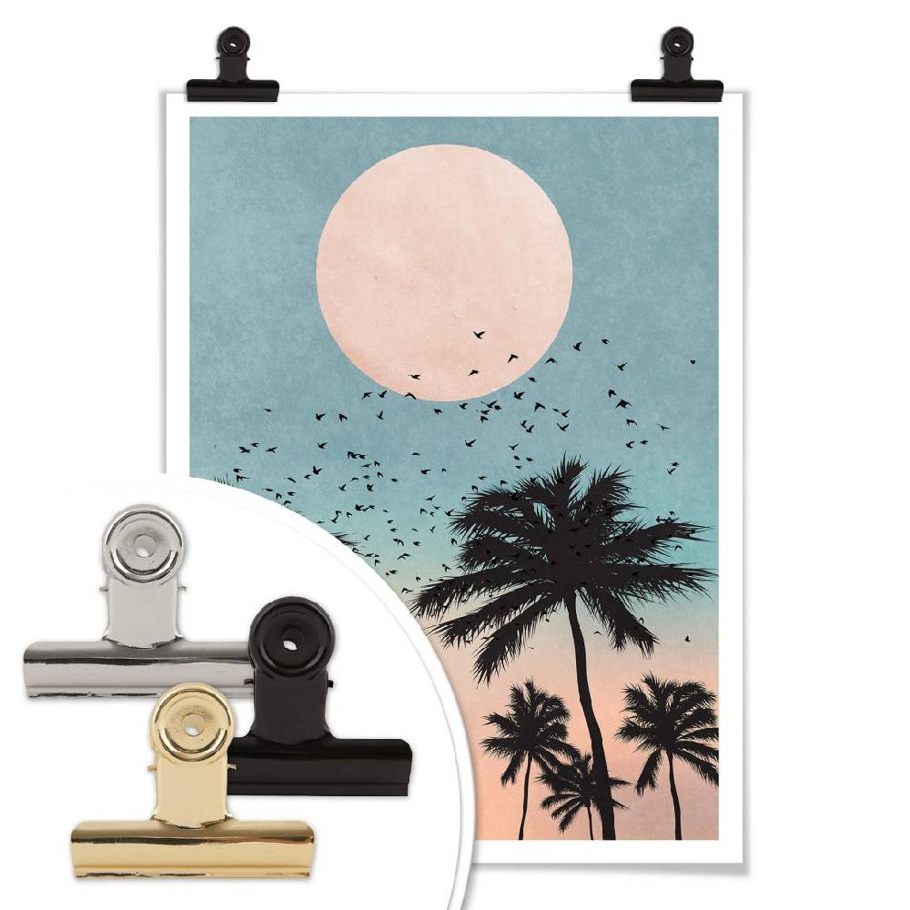 Kaeppel Poster Kubistika - Sonnenuntergang Speichern exportieren