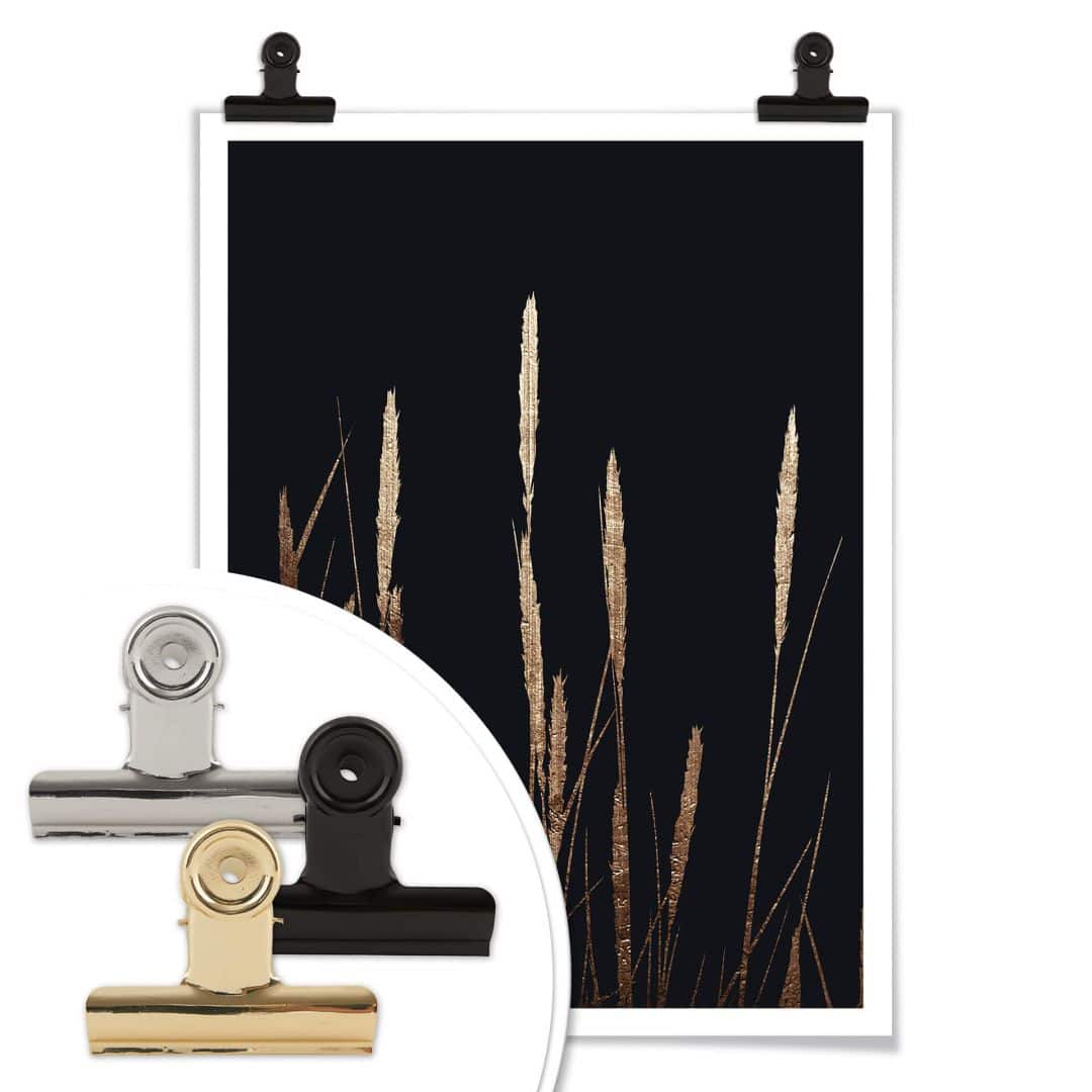 Kaeppel Poster Kubistika - Goldene Felder im Angebot