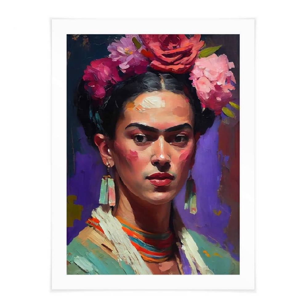 Kaeppel Poster Treechild - Portrait von Frida Kahlo Limitierter Zeitrabatt