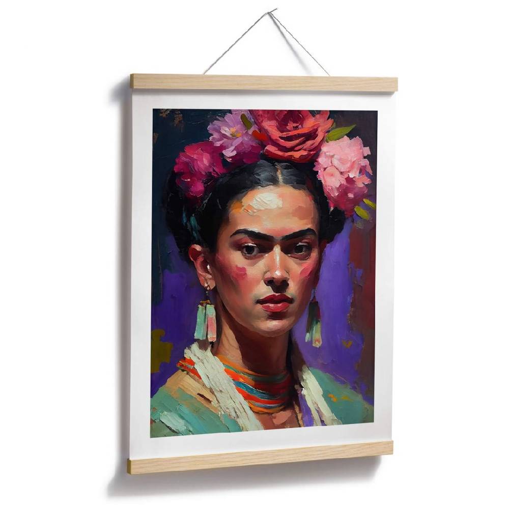 Kaeppel Poster Treechild - Portrait von Frida Kahlo Limitierter Zeitrabatt