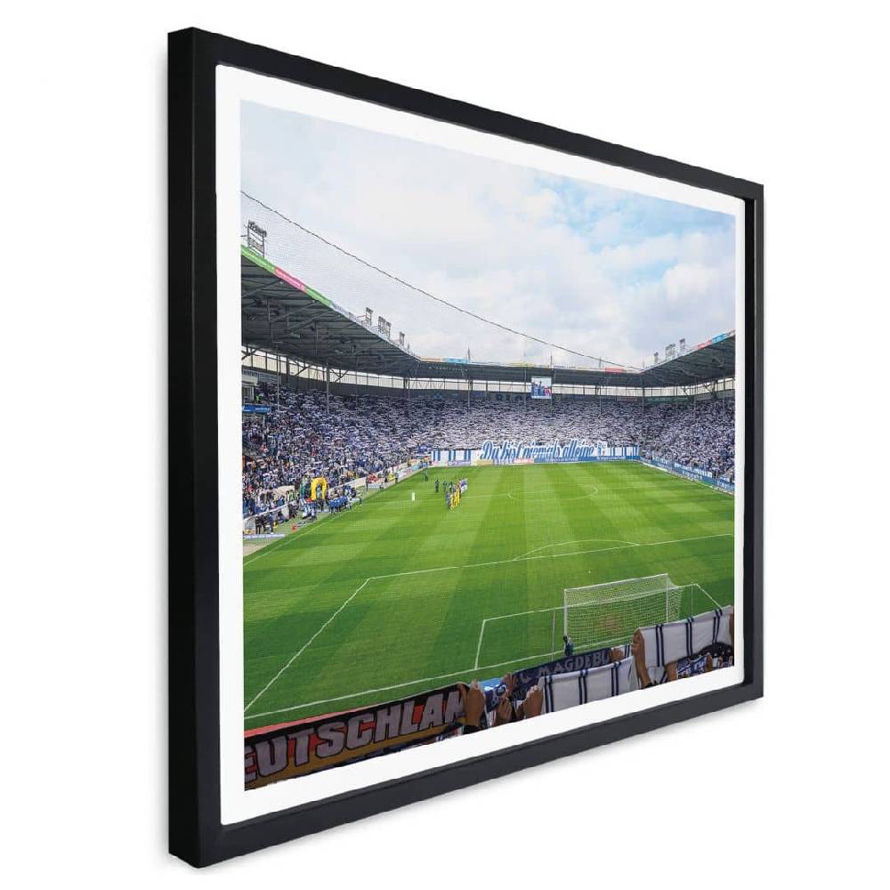 Kaeppel Poster 1. FC Magdeburg - Stadion Choreo Begrenztes Angebot